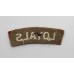 The Loyal Regiment (LOYALS) Cloth Shoulder Title