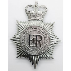 Dyfed-Powys Constabulary Helmet Plate - Queen's Crown