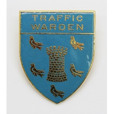 Sussex Police Traffic Warden Enamelled Cap Badge