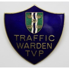 Thames Valley Police Traffic Warden Enamelled Cap Badge