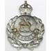 Glamorgan Constabulary Wreath Helmet Plate - King's Crown