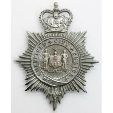 Sheffield City Police Helmet Plate - Queen's Crown