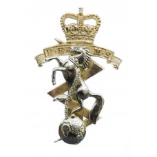 Royal Electrical & Mechanical Engineers (R.E.M.E.) Anodised (Staybrite) Cap Badge