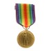 WW1 Victory Medal - Pte. G. Hollis, Huntingdonshire Cyclist Battalion (Later Bedfordshire Regiment) - Wounded In Action