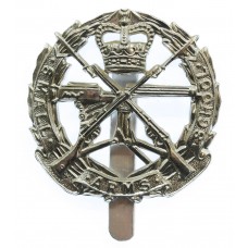 Small Arms School Corps Anodised (Staybrite) Cap Badge