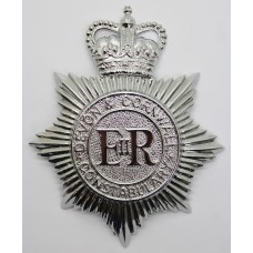 Devon & Cornwall Constabulary Helmet Plate - Queen's Crown