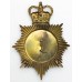 British Transport Police Night Helmet Plate - Queen's Crown