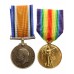 WW1 British War & Victory Medal Pair - Pte. T.W. Nicholson, Northumberland Yeomanry