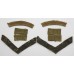 Set of WW2 10th East Lancashire Bn. (Blackburn) Home Guard Arm Badges & Insignia
