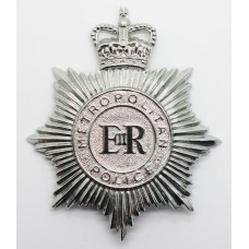 Metropolitan Police Noddy Bike Helmet Plate - Queen's Crown