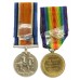 WW1 British War & Victory Medal Pair - A.Sgt. J.B. Nicholson, 18th Bn. (1st Tyneside Pioneers) Northumberland Fusiliers