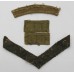 Set of WW2 10th East Lancashire Bn. (Blackburn) Home Guard Arm Badges & Insignia