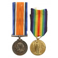 WW1 British War & Victory Medal Pair - 1.A.M. E.C. White, Royal Flying Corps