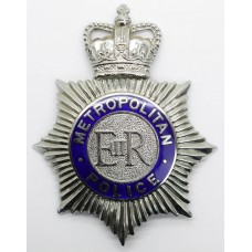 Metropolitan Police Enamelled Helmet Plate - Queen's Crown