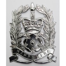 Hampshire Constabulary Constable's Helmet Plate - Queen's Crown