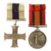 WW1 1917 'Western Front' Military Cross and Queen's Mediterranean Medal 1899-1902 - Lieut. J. Bazley-White, 2/7th Bn. West Yorkshire Regiment (late Royal West Kent Regiment)