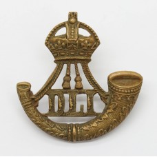 Durham Light Infantry (D.L.I.) Officer's Service Dress Collar Badge - King's Crown