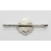 Middlesex Regiment Silver & Enamel Sweetheart Brooch