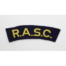 Royal Army Service Corps (R.A.S.C.) Cloth Shoulder Title