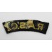 Royal Army Service Corps (R.A.S.C.) Cloth Shoulder Title