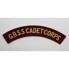 Grenada Boys Secondary School Cadet Corps (G.B.S.S. CADET CORPS) Cloth Shoulder Title