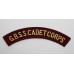 Grenada Boys Secondary School Cadet Corps (G.B.S.S. CADET CORPS) Cloth Shoulder Title