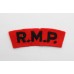 Royal Military Police (R.M.P.) Cloth Shoulder Titles