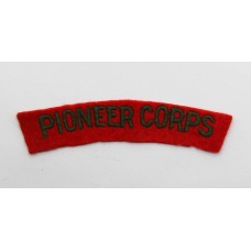 Pioneer Corps (PIONEER CORPS) Cloth Shoulder Title