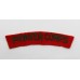 Pioneer Corps (PIONEER CORPS) Cloth Shoulder Title