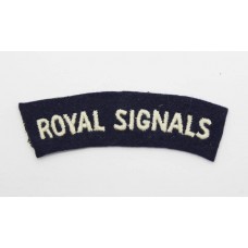 Royal Corps of Signals (ROYAL SIGNALS) Cloth Shoulder Title