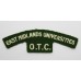 East Midlands Universities Officer Training Corps (EAST MIDLANDS UNIVERSITIES/O.T.C.) Cloth Shoulder Title