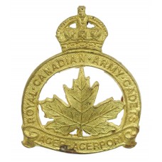 Royal Canadian Army Cadets Cap Badge - King's Crown
