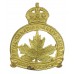 Royal Canadian Army Cadets Cap Badge - King's Crown