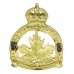 Royal Canadian Army Cadets Cap Badge - King's Crown