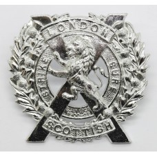 London Scottish Anodised (Staybrite) Cap Badge