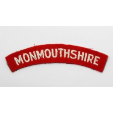 Monmouthshire Regiment (MONMOUTHSHIRE) Cloth Shoulder Title