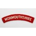 Monmouthshire Regiment (MONMOUTHSHIRE) Cloth Shoulder Title