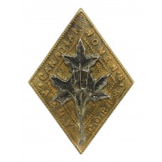 Canadian Women's Army Corps Cap Badge