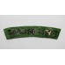 Rifle Brigade (RIFLE BRIGADE) Cloth Shoulder Title