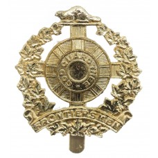 Canadian Legion of Frontiersmen Anodised (Staybrite) Cap Badge