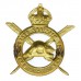 Canadian Corps of Military Staff Clerks Cap Badge - King's Crown