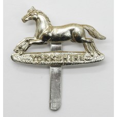 Prince of Wales's Own Regiment of Yorkshire Anodised (Staybrite) Cap Badge