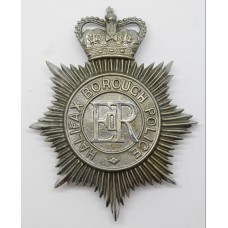 Halifax Borough Police Helmet Plate - Queen's Crown