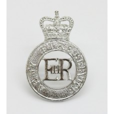 Army Fire Service Anodised (Staybrite) Cap Badge