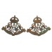 Pair of Royal Australian Artillery Collar Badges - King's Crown