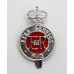 War Department Fire Service Anodised (Staybrite) Cap Badge