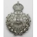Guernsey Police Wreath Helmet Plate - King's Crown 