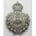 Guernsey Police Wreath Helmet Plate - King's Crown 