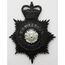 Hampshire Constabulary Night Helmet Plate - Queen's Crown