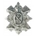 Glasgow Highlanders Highland Light Infantry Anodised (Staybrite) Cap Badge - Queen's Crown